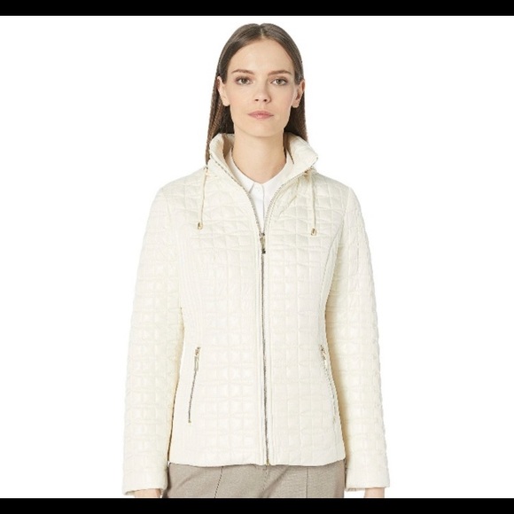 Kate Spade Cream Bow Moto Jacket - NEW - Picture 2 of 16